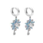 Boucles d'oreilles étoiles bleu et cristal zhang zhehan-by on aura tout vu